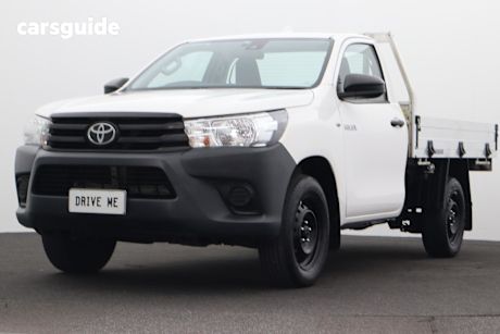 White 2022 Toyota Hilux Cab Chassis Workmate (4X2)