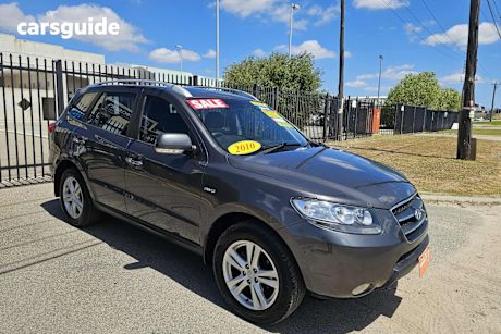 Grey 2010 Hyundai Santa FE Wagon Highlander Crdi (4X4)