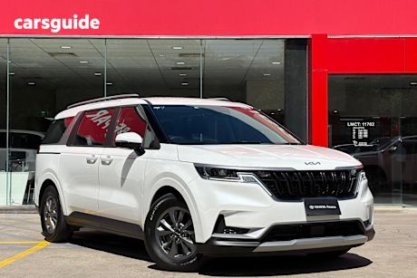 White 2022 Kia Carnival Wagon S