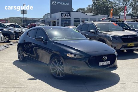 Black 2020 Mazda 3 Hatchback G25 Gt