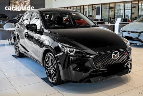 Black 2025 Mazda Mazda2 Hatchback G15 Evolve