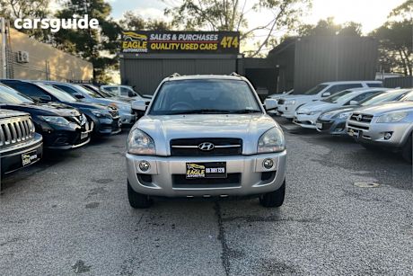Silver 2008 Hyundai Tucson Wagon City Sx
