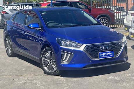 Blue 2021 Hyundai Ioniq Hatchback Plug-In Hybrid Premium