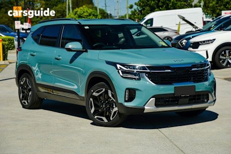 Blue 2025 Kia Seltos Wagon Gt-Line (Awd) (Two-Tone)