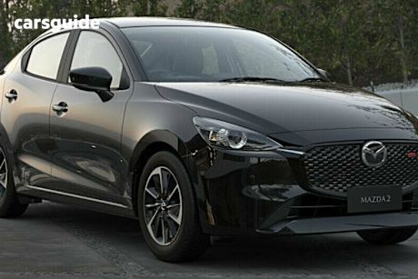 Black 2025 Mazda Mazda2 Sedan G15 GT F