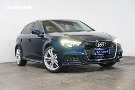 Blue 2020 Audi A3 Sportback 35 Tfsi (1.4 Tfsi Cod)