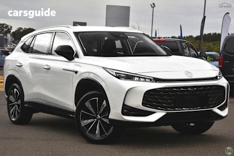 White 2025 MG HS SUV HYBRID+ EXCITE F