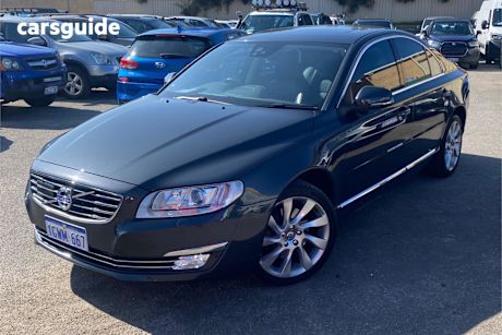 Grey 2015 Volvo S80 Sedan T6 Luxury Awd