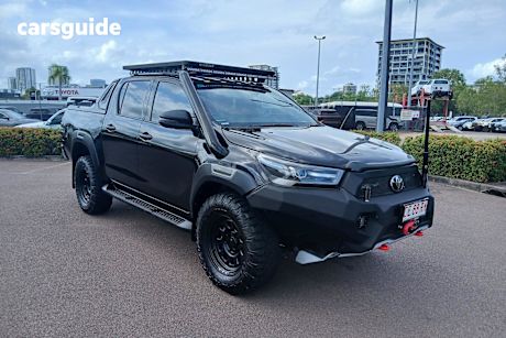 Black 2022 Toyota Hilux Ute Tray ROGUE 4X4