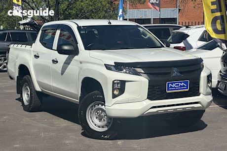 White 2019 Mitsubishi Triton Double Cab Pick Up Glx Adas