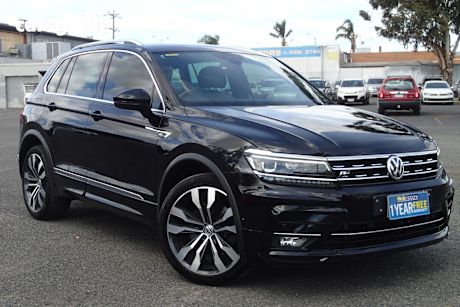 Black 2018 Volkswagen Tiguan Wagon 162 Tsi Highline