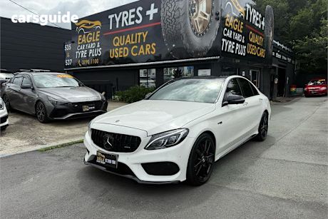 White 2017 Mercedes-Benz C43 Sedan