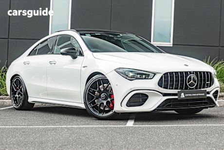 White 2020 Mercedes-Benz CLA45 Coupe S 4Matic+