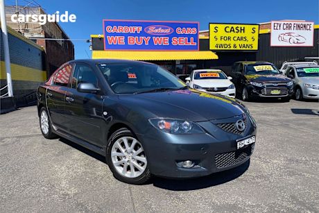 Grey 2008 Mazda 3 Sedan Maxx Sport