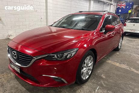 Red 2016 Mazda 6 Wagon Touring
