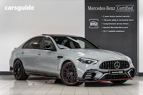 Grey 2024 Mercedes-Benz C63 Sedan S E Performance Mhev