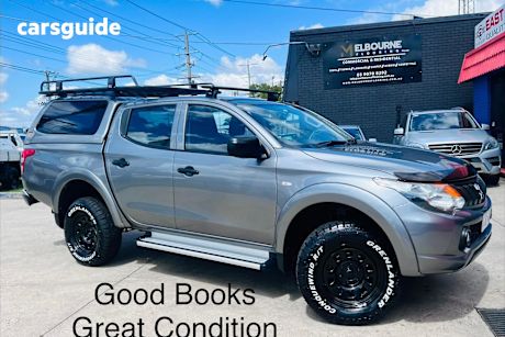 Grey 2017 Mitsubishi Triton Dual Cab Utility Glx Plus (4X4)