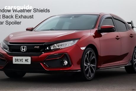 Red 2020 Honda Civic Hatch RS F