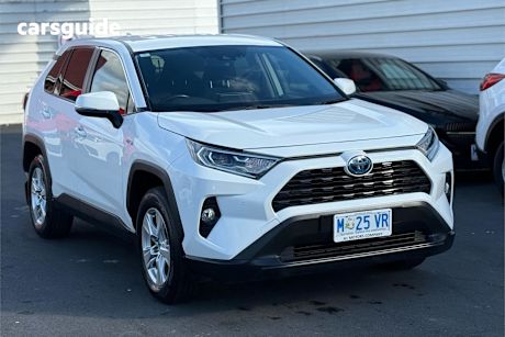 White 2021 Toyota RAV4 SUV GX F