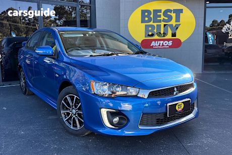 Blue 2016 Mitsubishi Lancer Sedan Es Sport