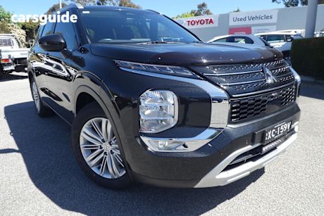 Black 2023 Mitsubishi Outlander Wagon Ls 7 Seat (Awd)