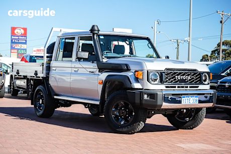 Silver 2025 Toyota Landcruiser Double Cab Chassis Lc79 Gxl + Diff Locks