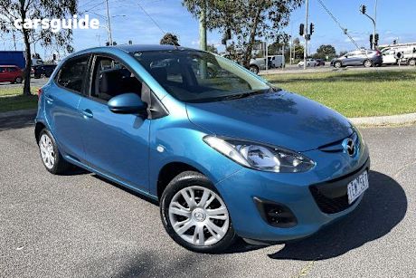 Blue 2011 Mazda 2 Hatchback Neo