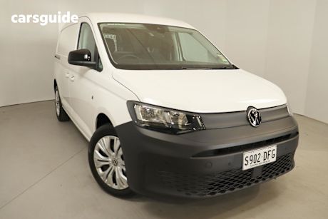 White 2025 Volkswagen Caddy Van Cargo Tsi220