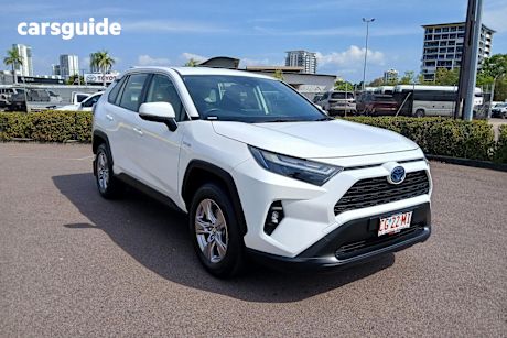 White 2022 Toyota RAV4 Wagon Gx (Awd) Hybrid