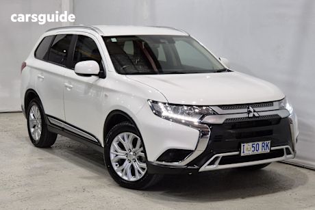 White 2019 Mitsubishi Outlander Wagon Es 7 Seat (2Wd)