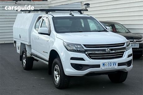 White 2018 Holden Colorado Space Cab Chassis Ls (4X4)