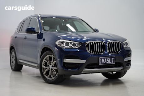 Blue 2018 BMW X3 Wagon Xdrive 20D