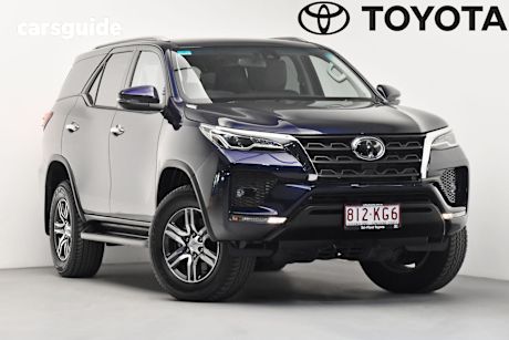 Blue 2024 Toyota Fortuner Wagon Gxl