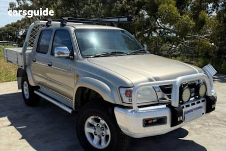 Gold 2004 Toyota Hilux Ute Tray SR5 (4X4) VZN167R