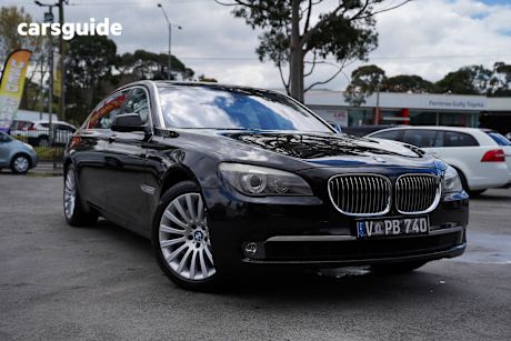 Black 2010 BMW 740LI Sedan