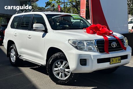 White 2012 Toyota Landcruiser Wagon Gxl (4X4)