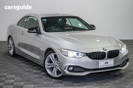 Silver 2016 BMW 420I Convertible Sport Line