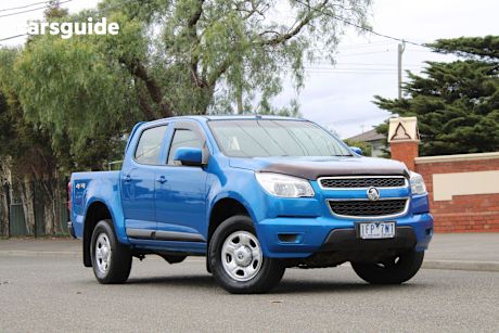 Blue 2015 Holden Colorado Crew Cab Pickup Ls (4X4)