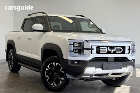 White 2025 BYD Shark 6 Dual Cab Utility Dual Motor Premium