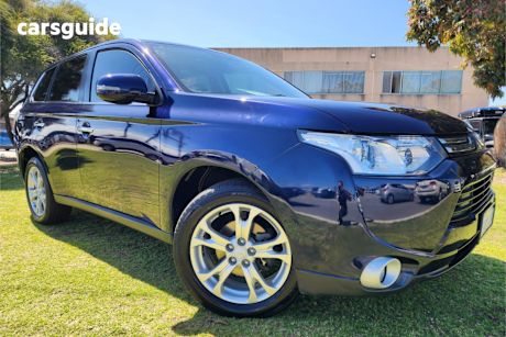 Blue 2013 Mitsubishi Outlander Wagon Aspire (4X4)