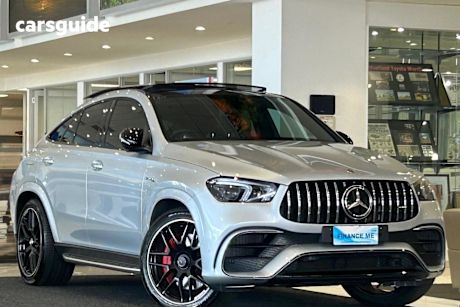Silver 2021 Mercedes-Benz GLE450 Coupe 4Matic (Hybrid)