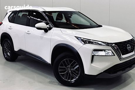 White 2024 Nissan X-Trail Wagon St (4Wd) 7 Seat