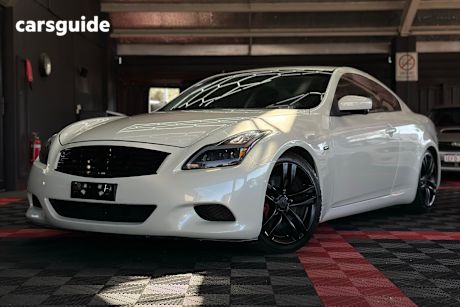 White 2008 Nissan Skyline Coupe INFINITI G37 (CKV36) 2DR COUPE 5SP AUTO 3.7I
