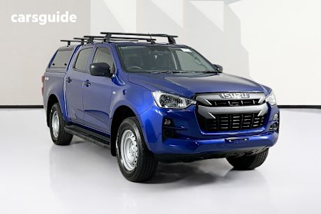 Blue 2021 Isuzu D-MAX Crew Cab Utility Sx (4X4)