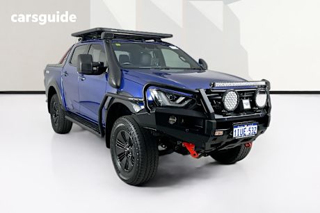 Blue 2022 Isuzu D-MAX Crew Cab Utility X-Terrain (4X4)