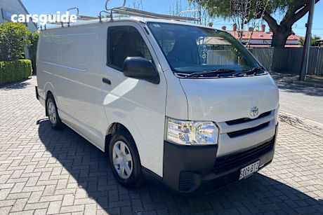 White 2017 Toyota HiAce Van Lwb