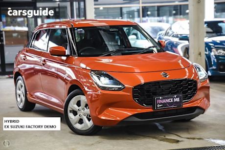 Orange 2024 Suzuki Swift Hatchback Hybrid Plus