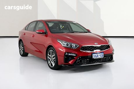 Red 2021 Kia Cerato Sedan Sport+ Safety Pack