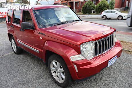Red 2009 Jeep Cherokee Wagon Limited (4X4)