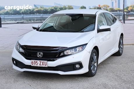 White 2020 Honda Civic Sedan VTI-S F